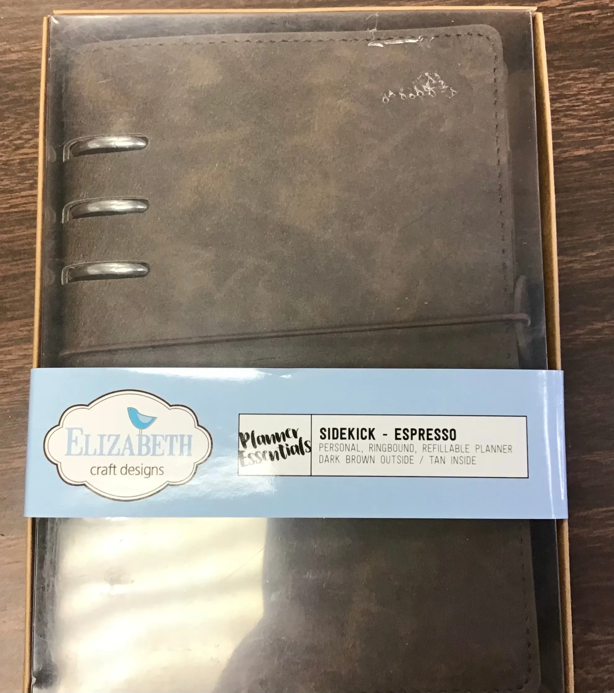 Espresso sidekick planner cover