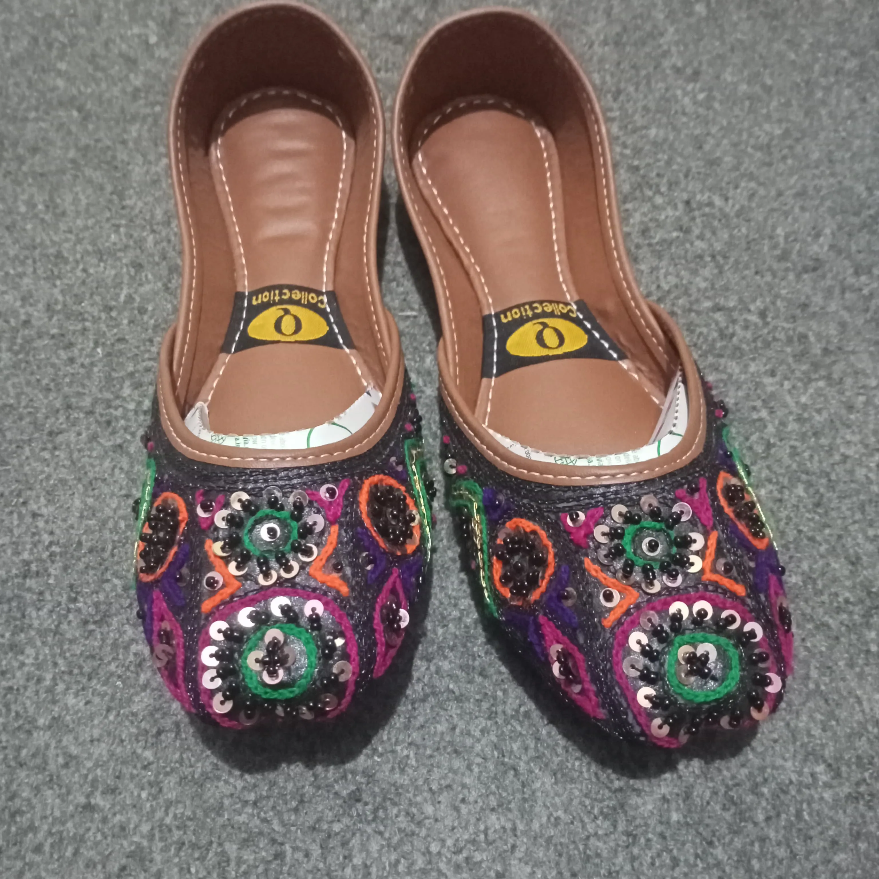 Fancy Khussa with Multi Embroidery