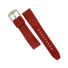 Flex Rubber Strap in Red