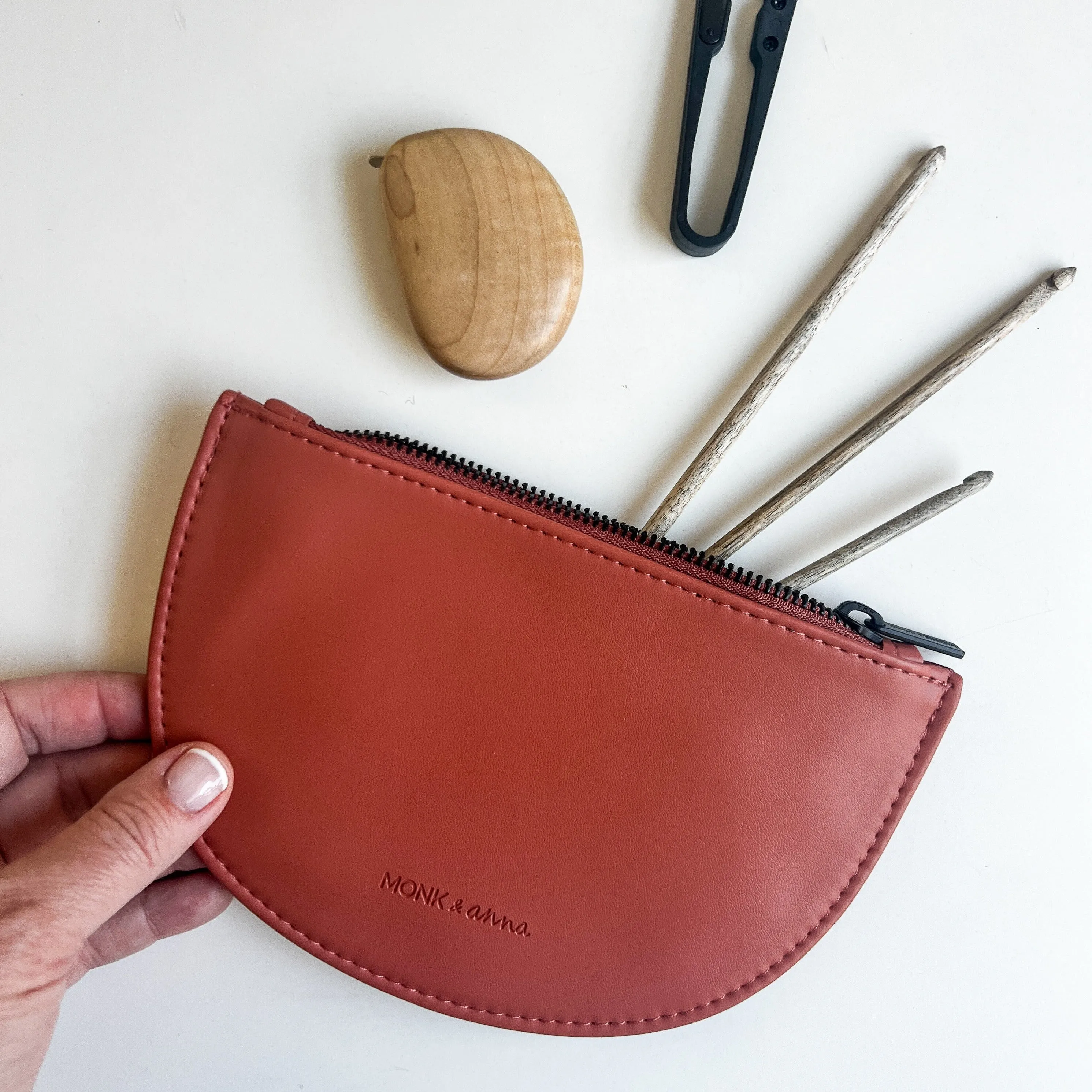 Half-Moon Leather Wallet