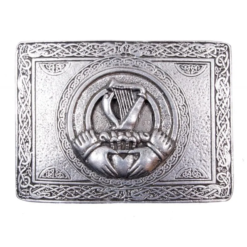 Irish Shamrock Kilt Buckle