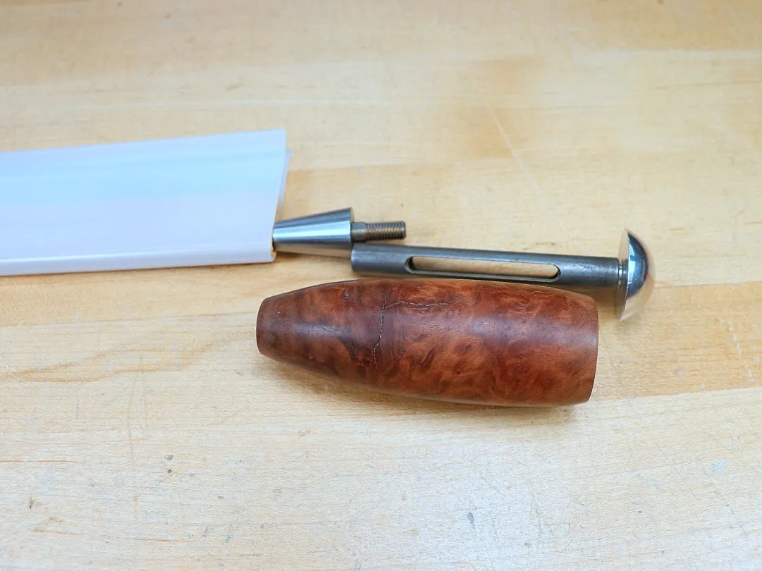 Limited Edition IBC Chisel Handle: Amboyna Burl