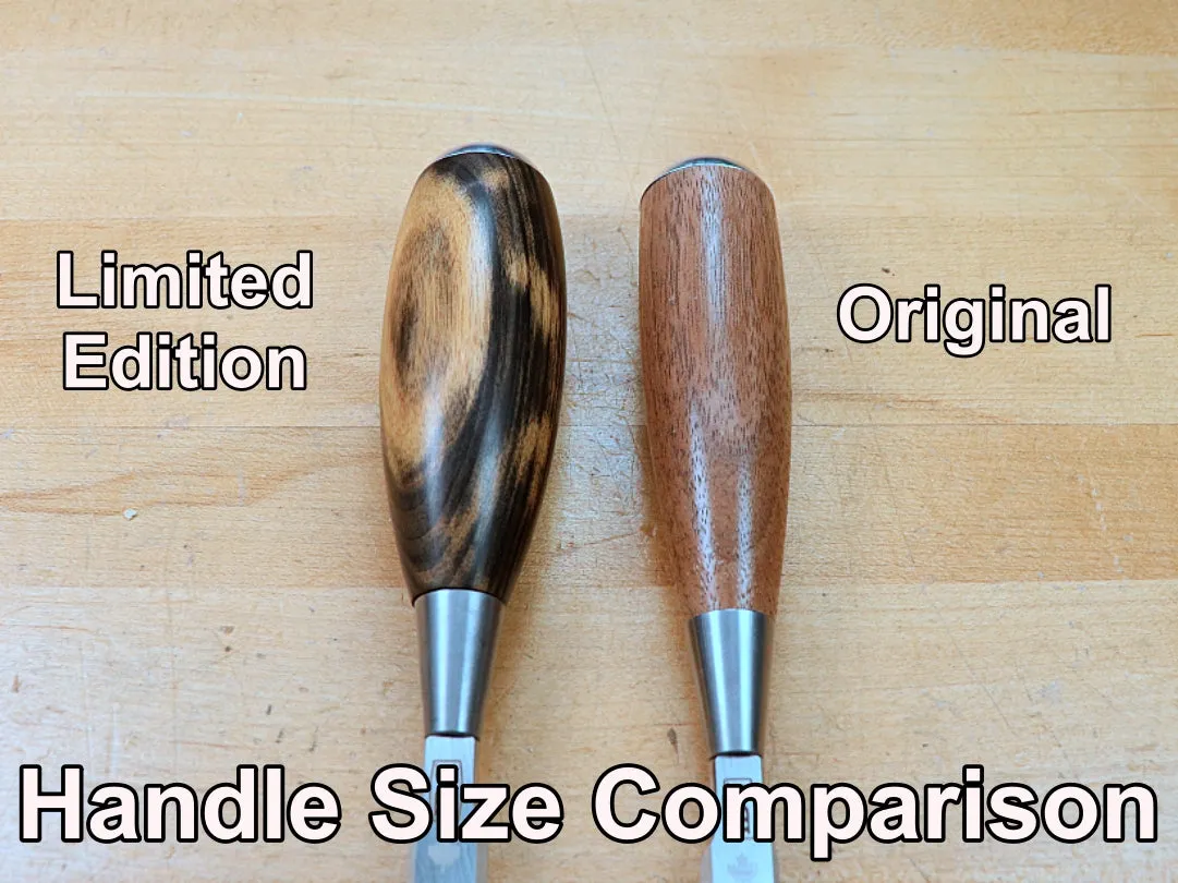 Limited Edition IBC Chisel Handle: Amboyna Burl