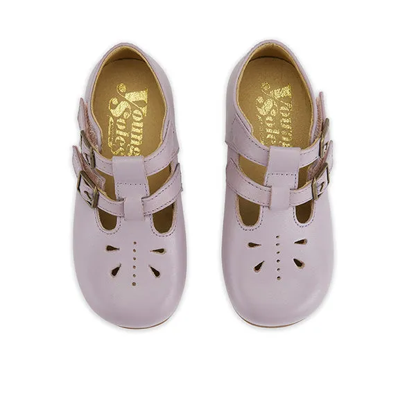 Lucy T-Bar Kids Shoe Lilac Leather