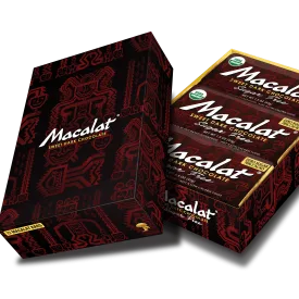 Macalat Sweet Dark Chocolate Bars-Sugar Free 12 pack