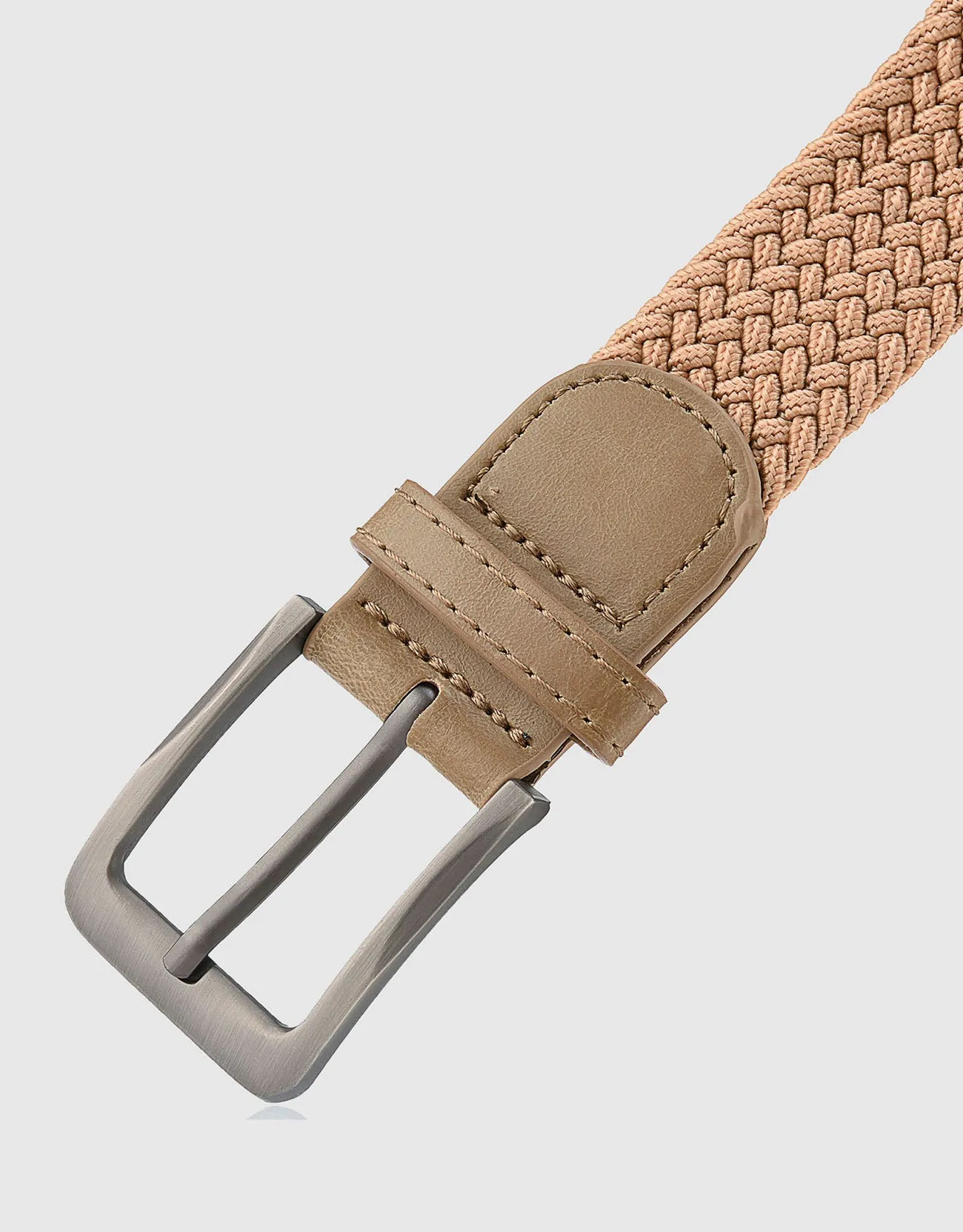 Men's Elastic Braided Stretch Belt