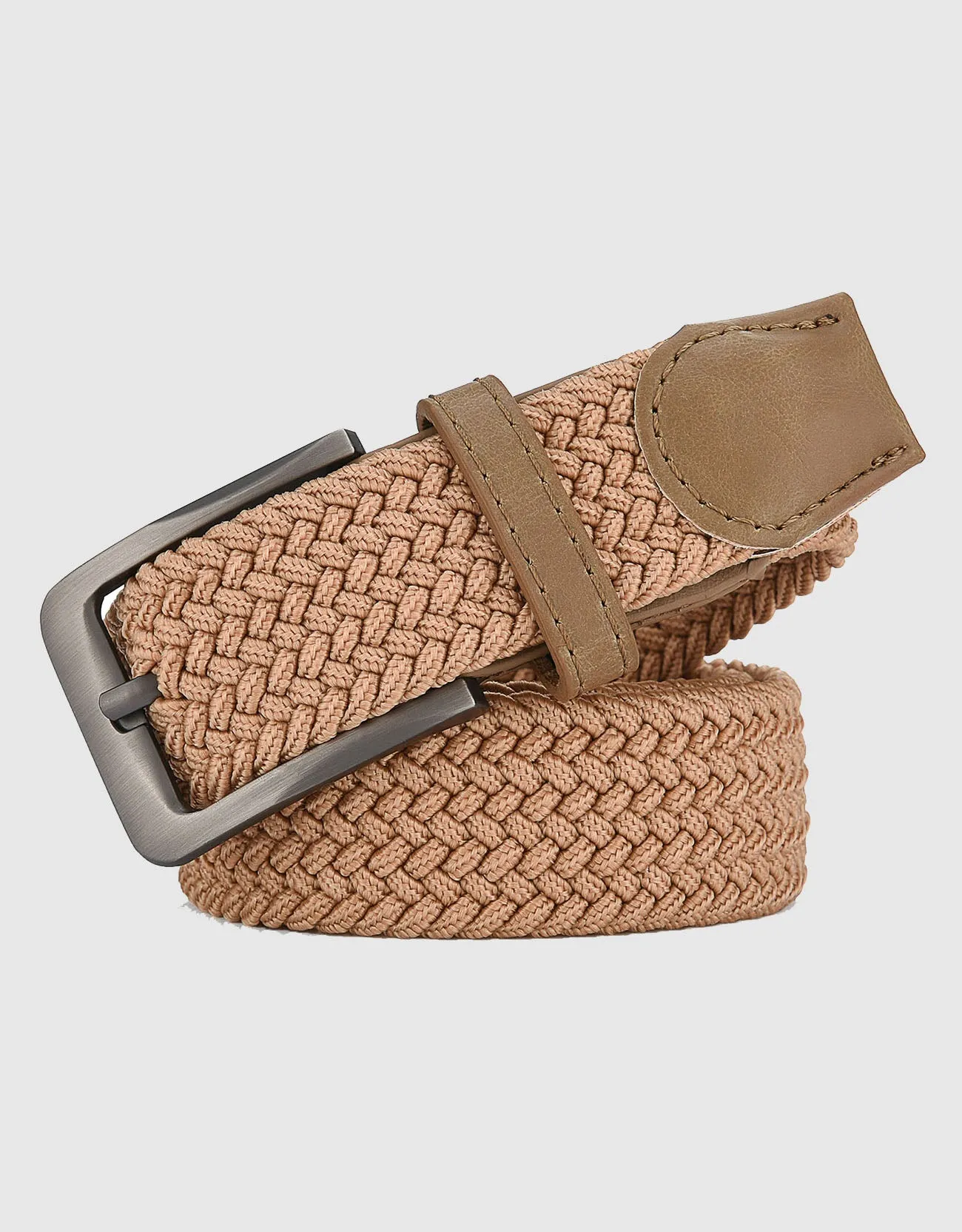 Men's Elastic Braided Stretch Belt