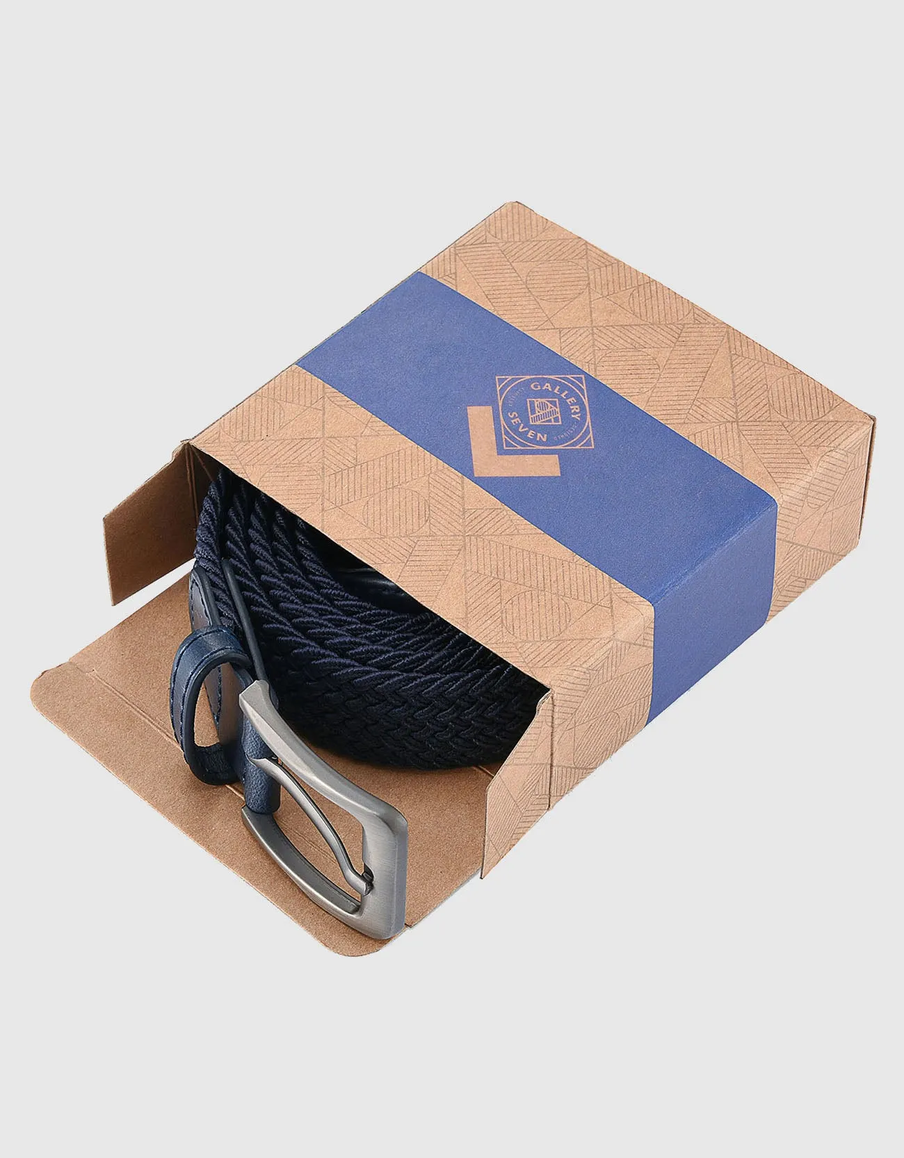 Men's Elastic Braided Stretch Belt