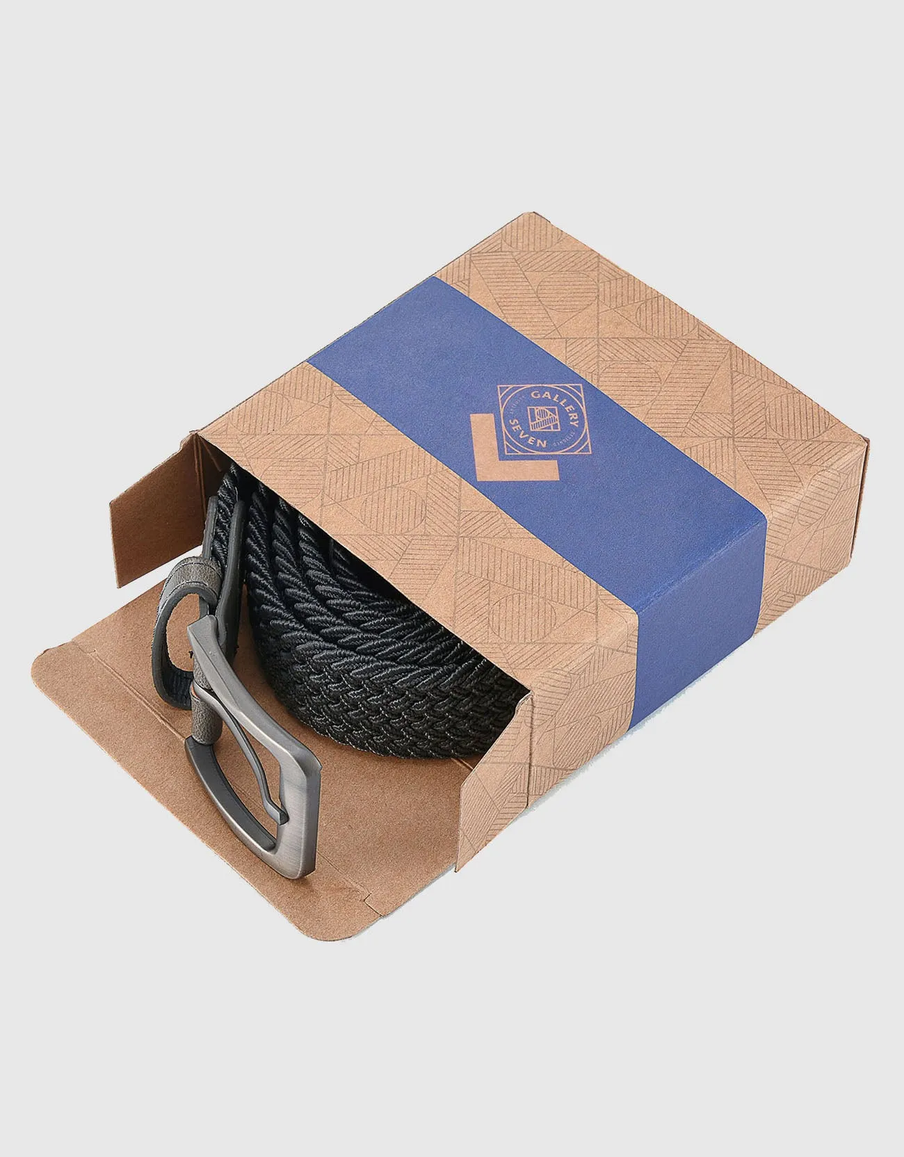 Men's Elastic Braided Stretch Belt