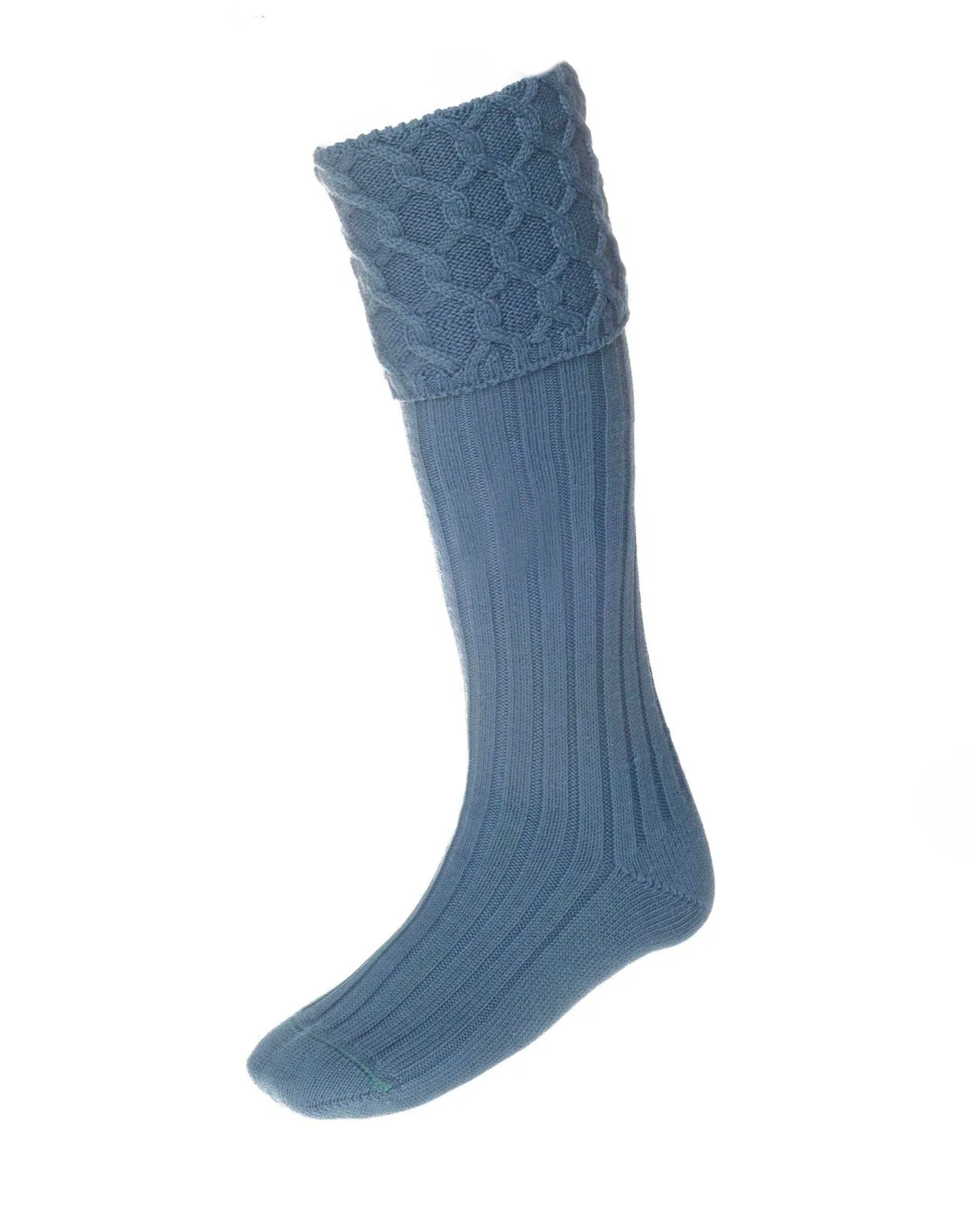 Men's Kilt Socks - Ancient Blue