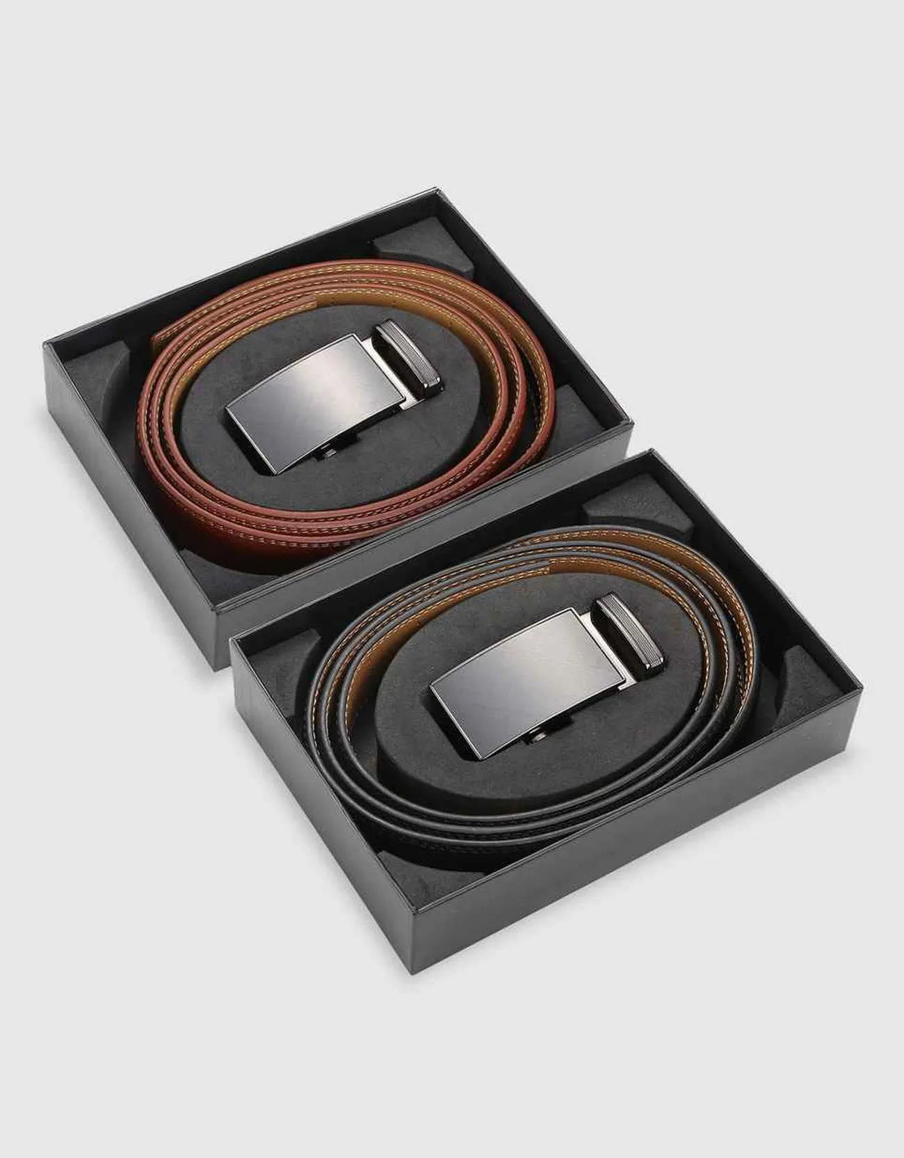 Men's Radiant Design 2 Pack Ratchet Belt