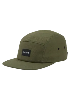 Mikey 5 Panel Hat - Olive