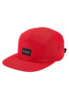 Mikey 5 Panel Hat - Red