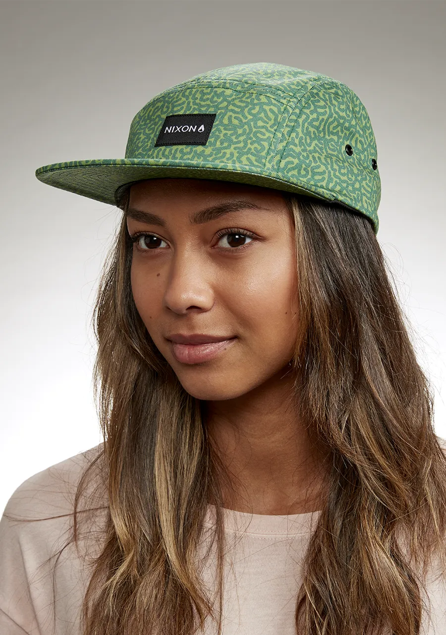 Mikey 5 Panel Hat - Squigg / Green