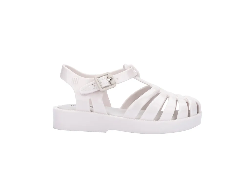 Mini Melissa Possession White Sandals For Babies