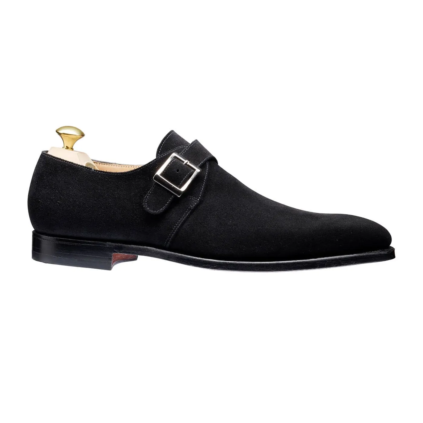 Monkton Black Calf Suede