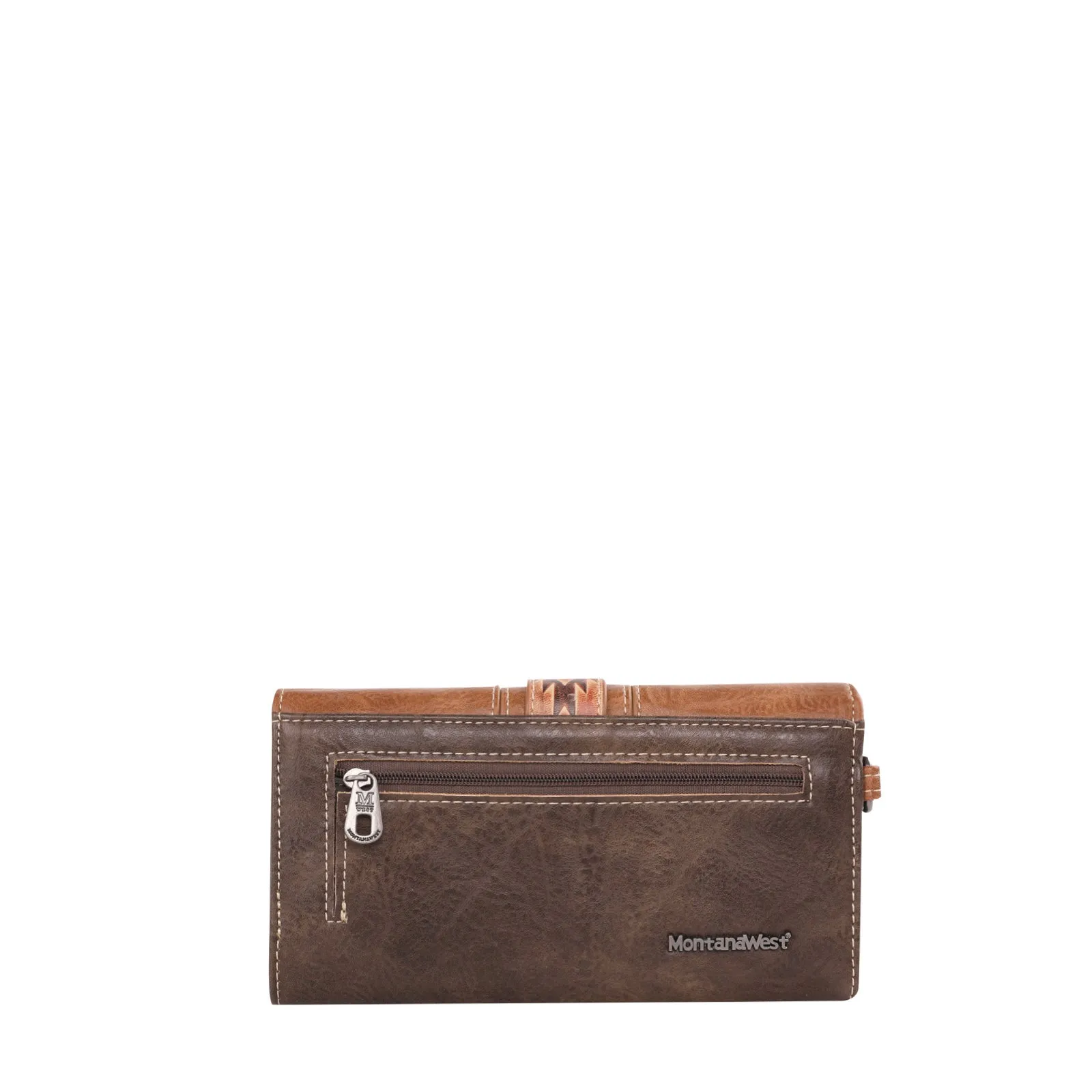 MW1134-W018 Montana West Aztec Buckle Collection Wallet