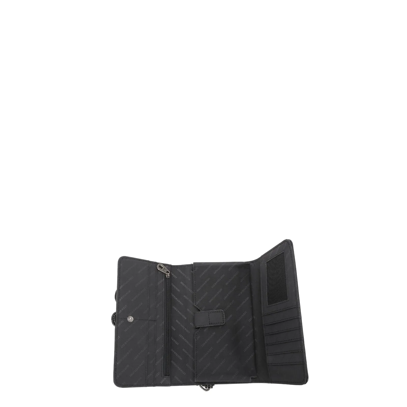 MW1143-W018 Montana West Cut-Out/Buckle Collection Wallet