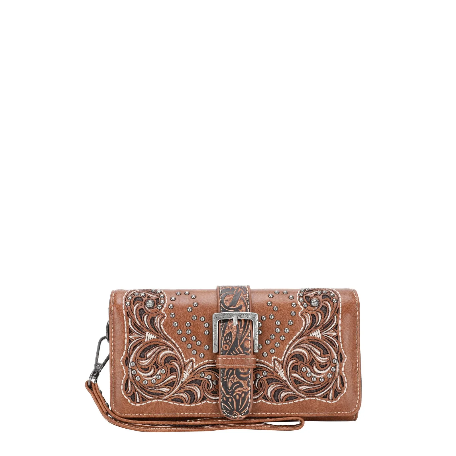 MW1143-W018 Montana West Cut-Out/Buckle Collection Wallet