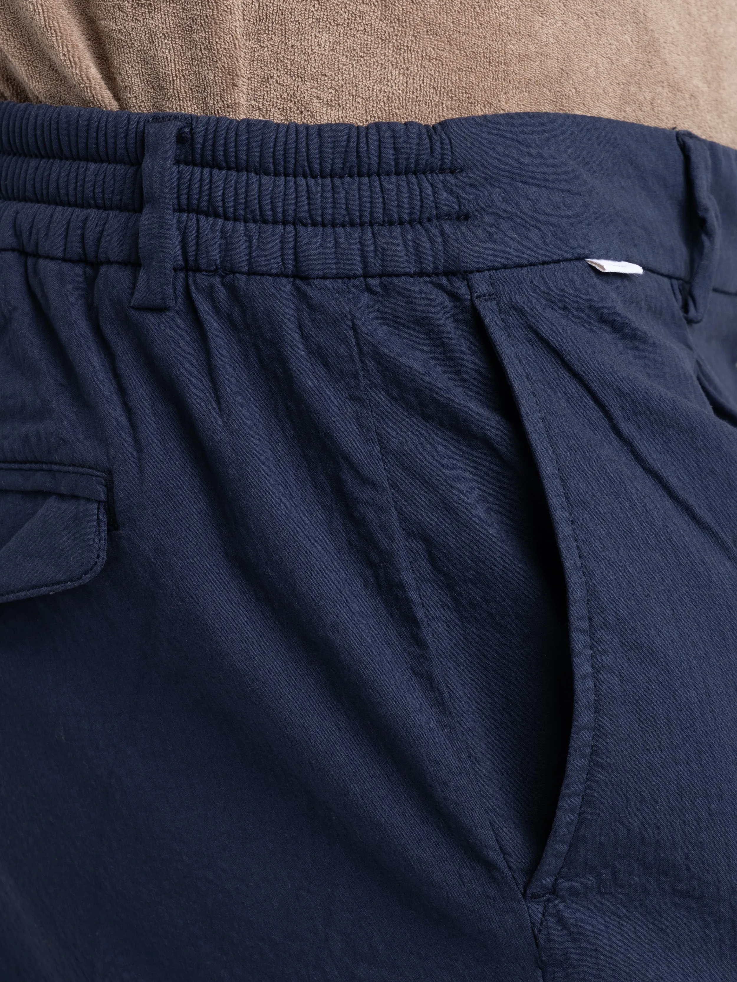 Navy Cotton Weiss Trouser