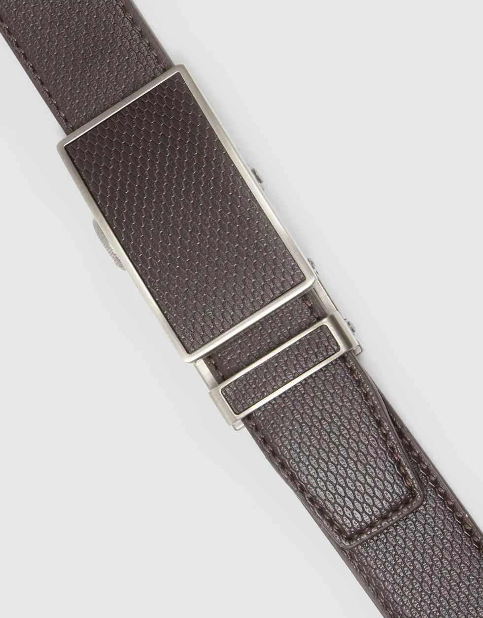 Netted Crafted Leather Ratchet Belt