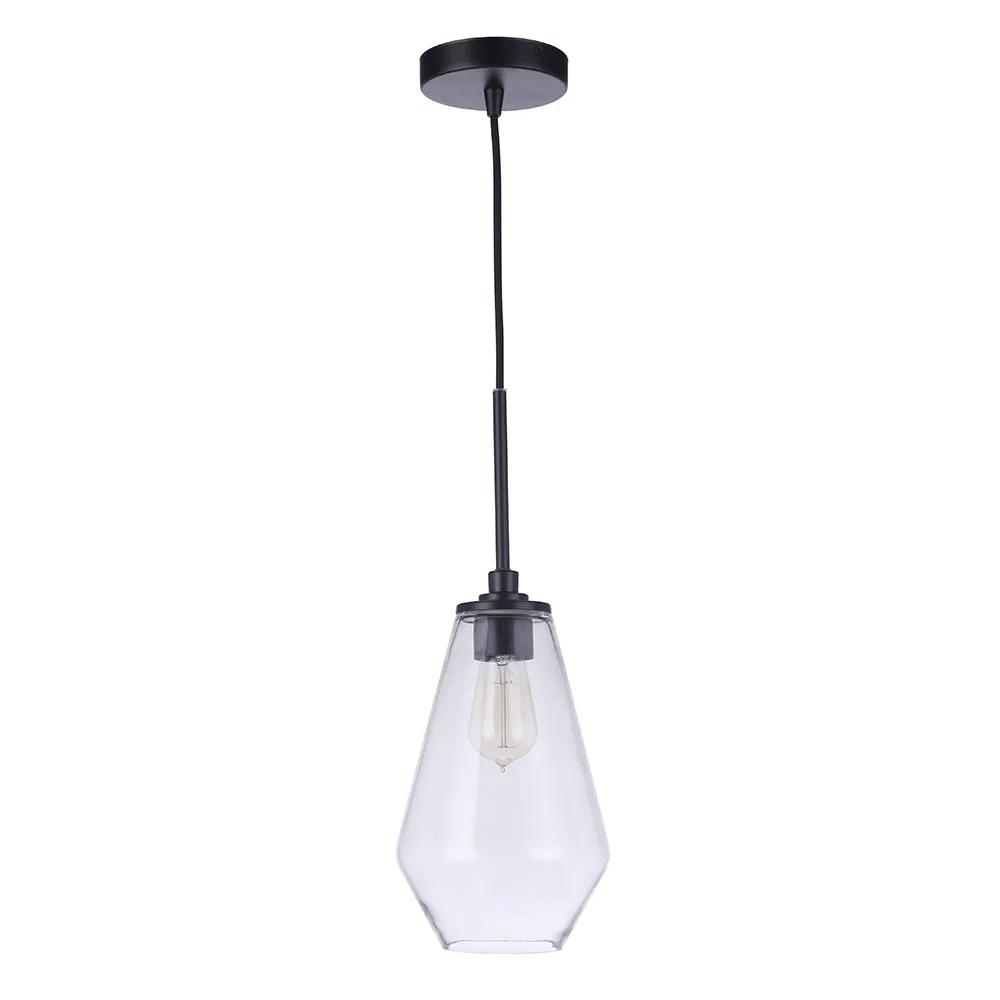 Nimbus 1 Light Pendant - Black