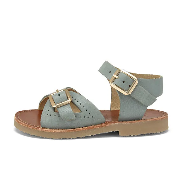 Pearl Kids Sandal Smokey Sage Leather