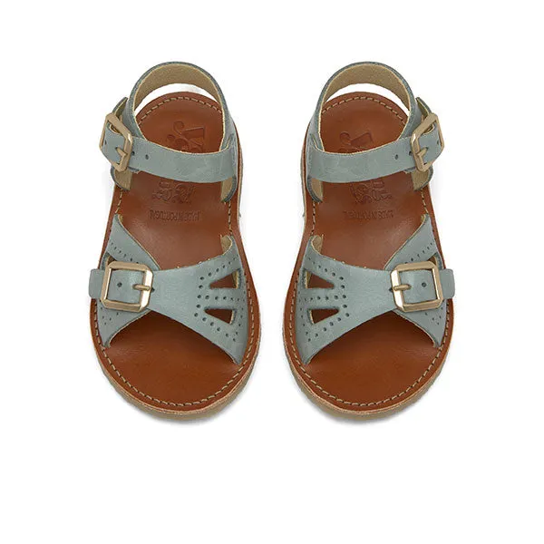 Pearl Kids Sandal Smokey Sage Leather