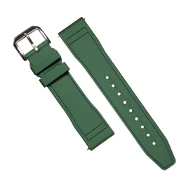 Pilot FKM Rubber Strap in Green