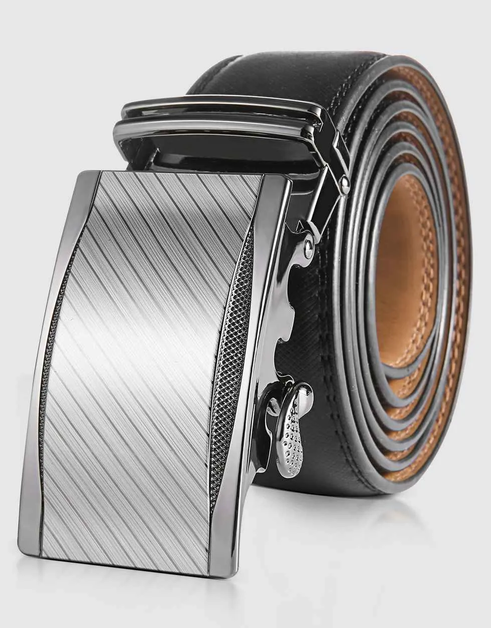 Select Striped Ratchet Belt