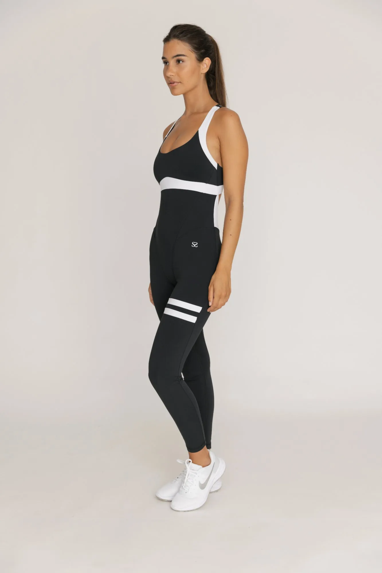 Serena Black Classic Jumpsuit