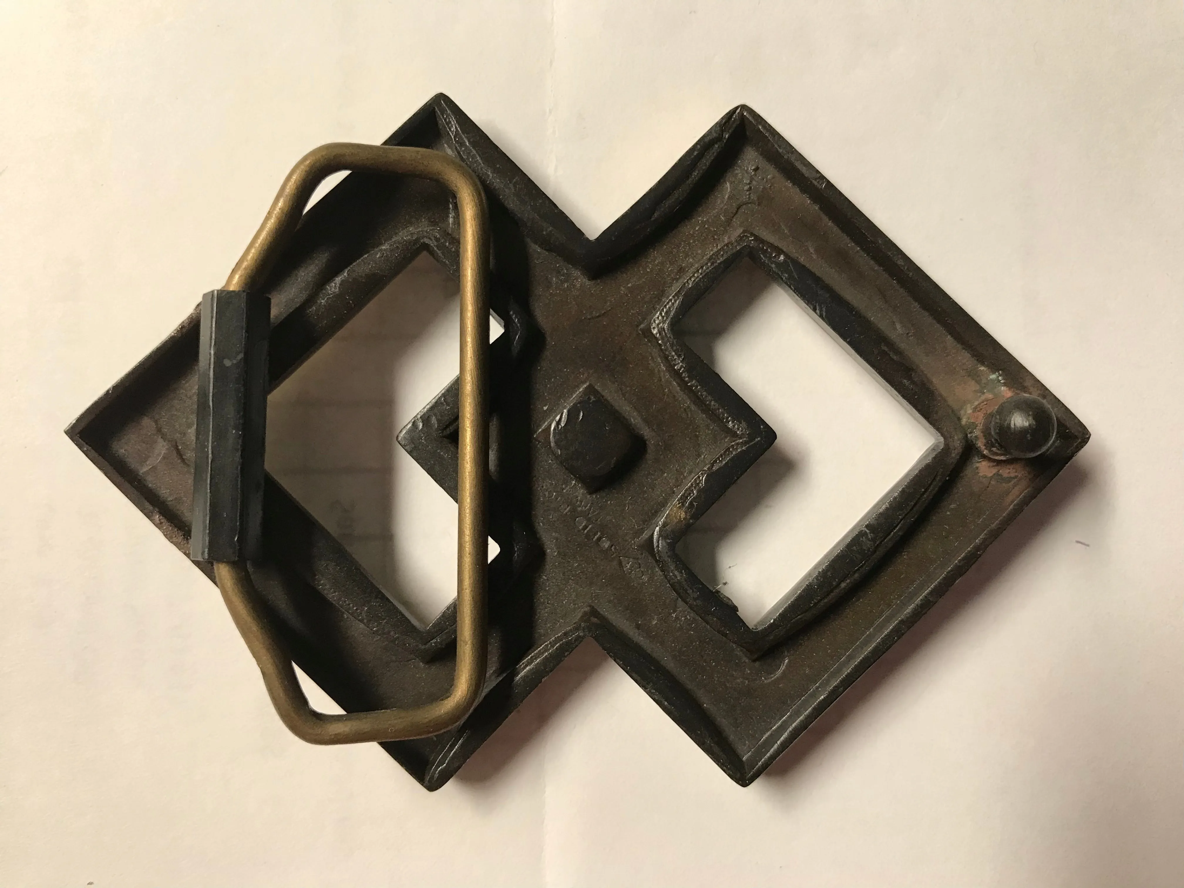 Square Dance Buckle