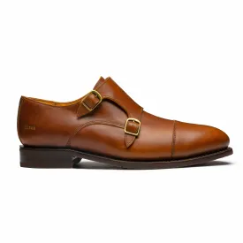 STEEL TOE MONK STRAP SHOE DANTE AMBER