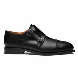 STEEL TOE MONK STRAP SHOE DANTE BLACK