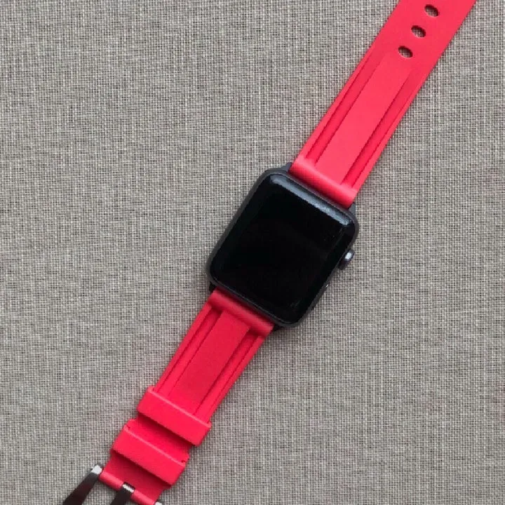 Tempomat - Red Rubber Strap - iwatch -