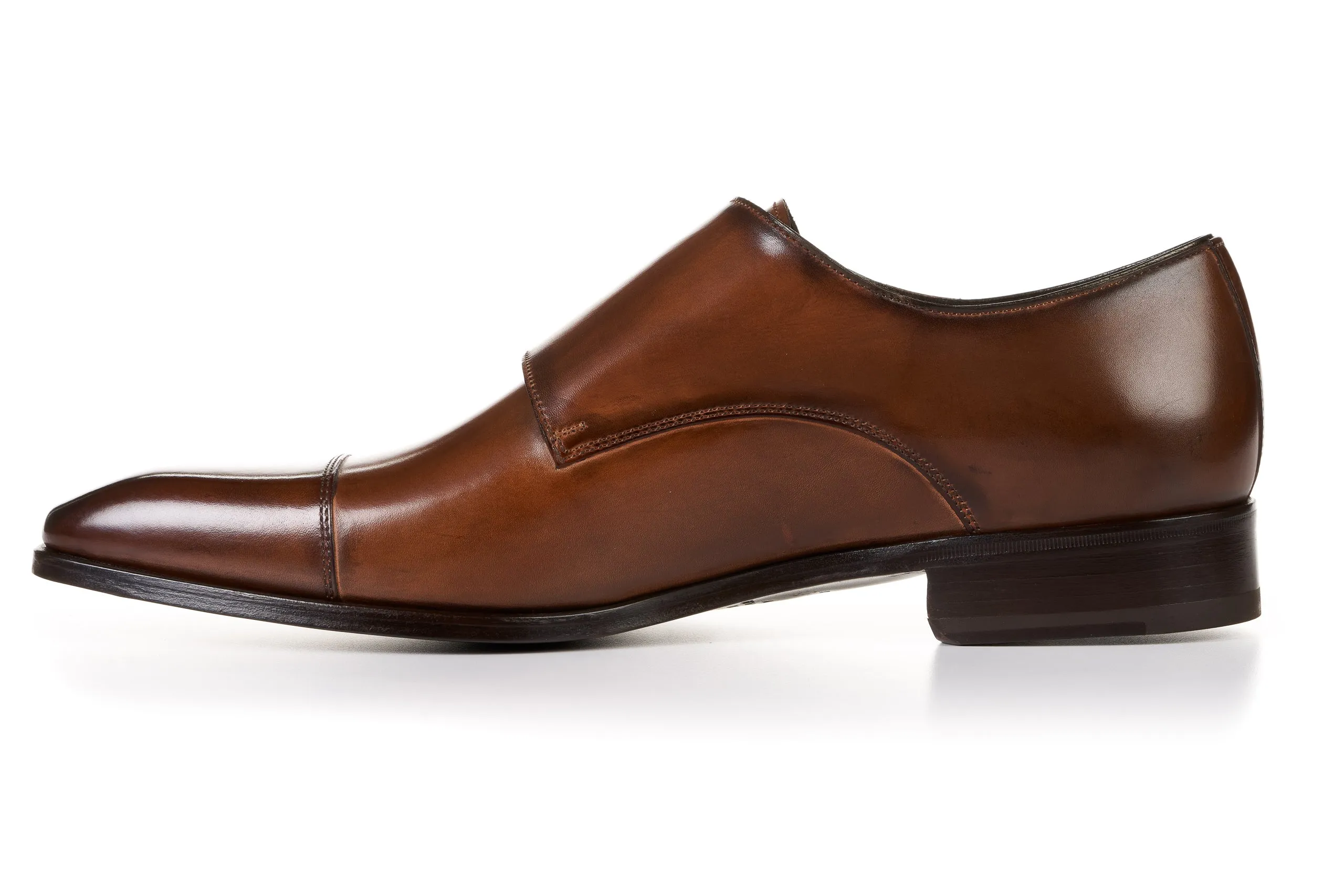 The Burton Double Monk Strap - Brown