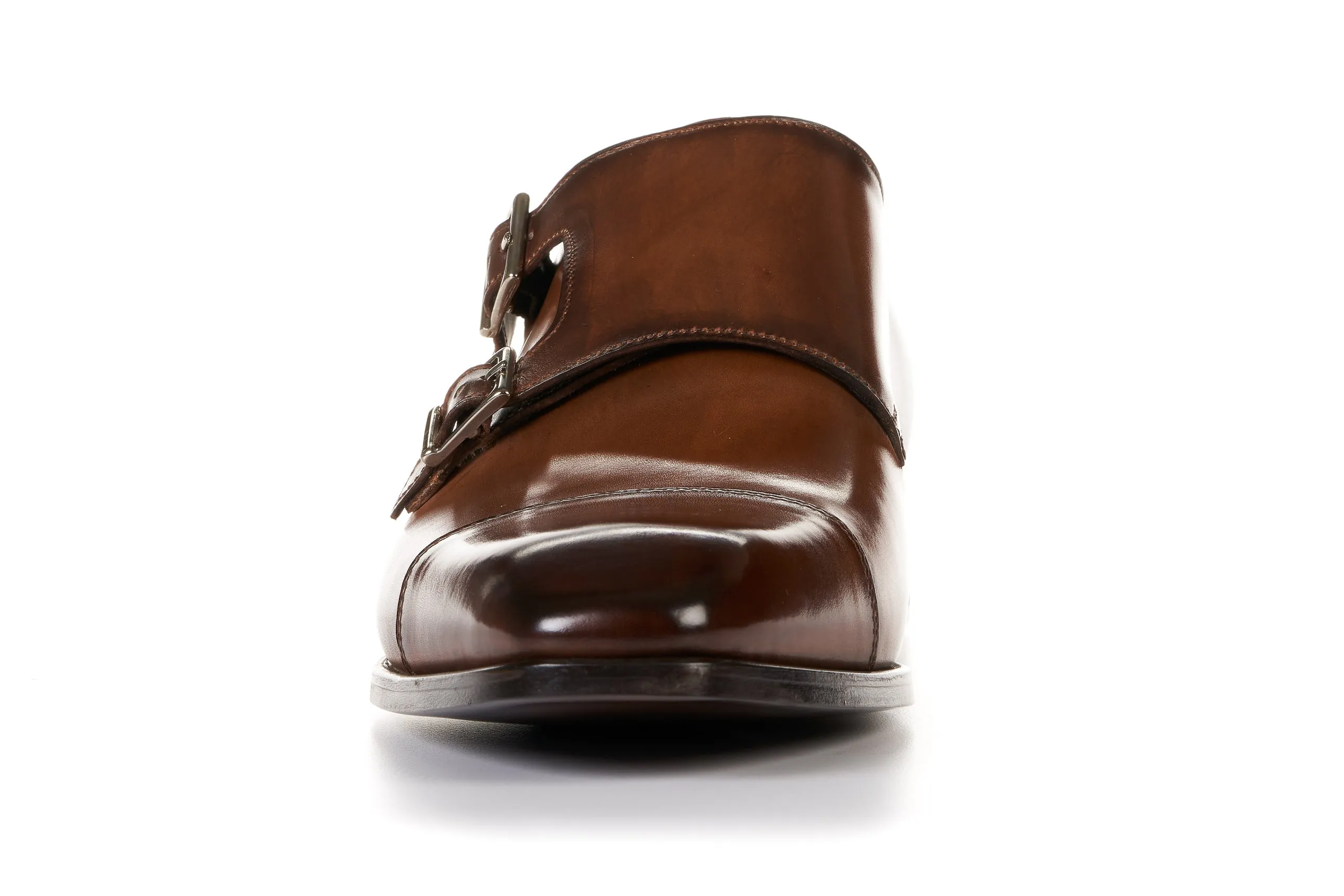 The Burton Double Monk Strap - Brown