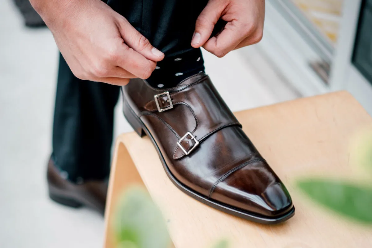 The Burton Double Monk Strap - Chocolate