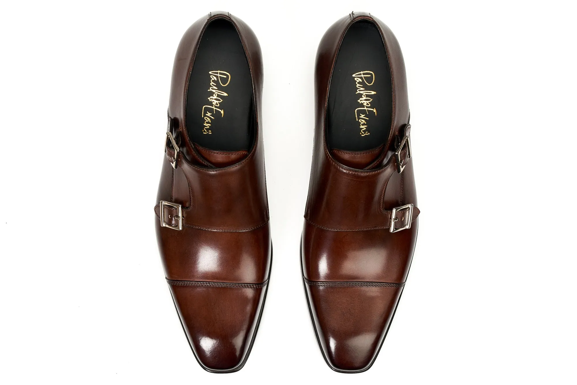 The Burton Double Monk Strap - Marrone