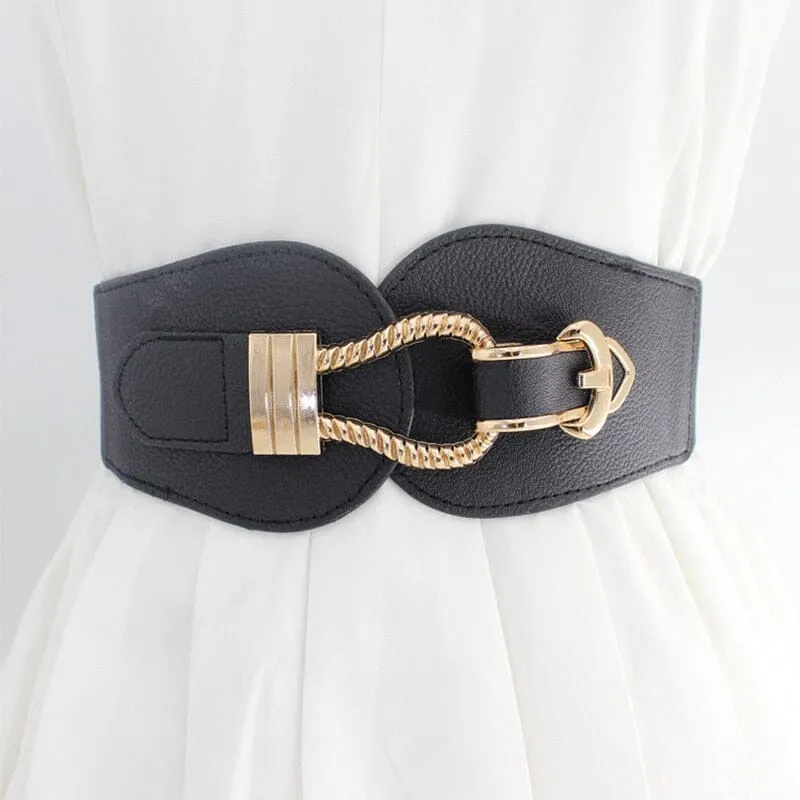 The Cornelia Faux Leather Waistband Belt - Multiple Colors