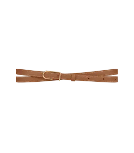 Thin Umi Belt - Textured Camel