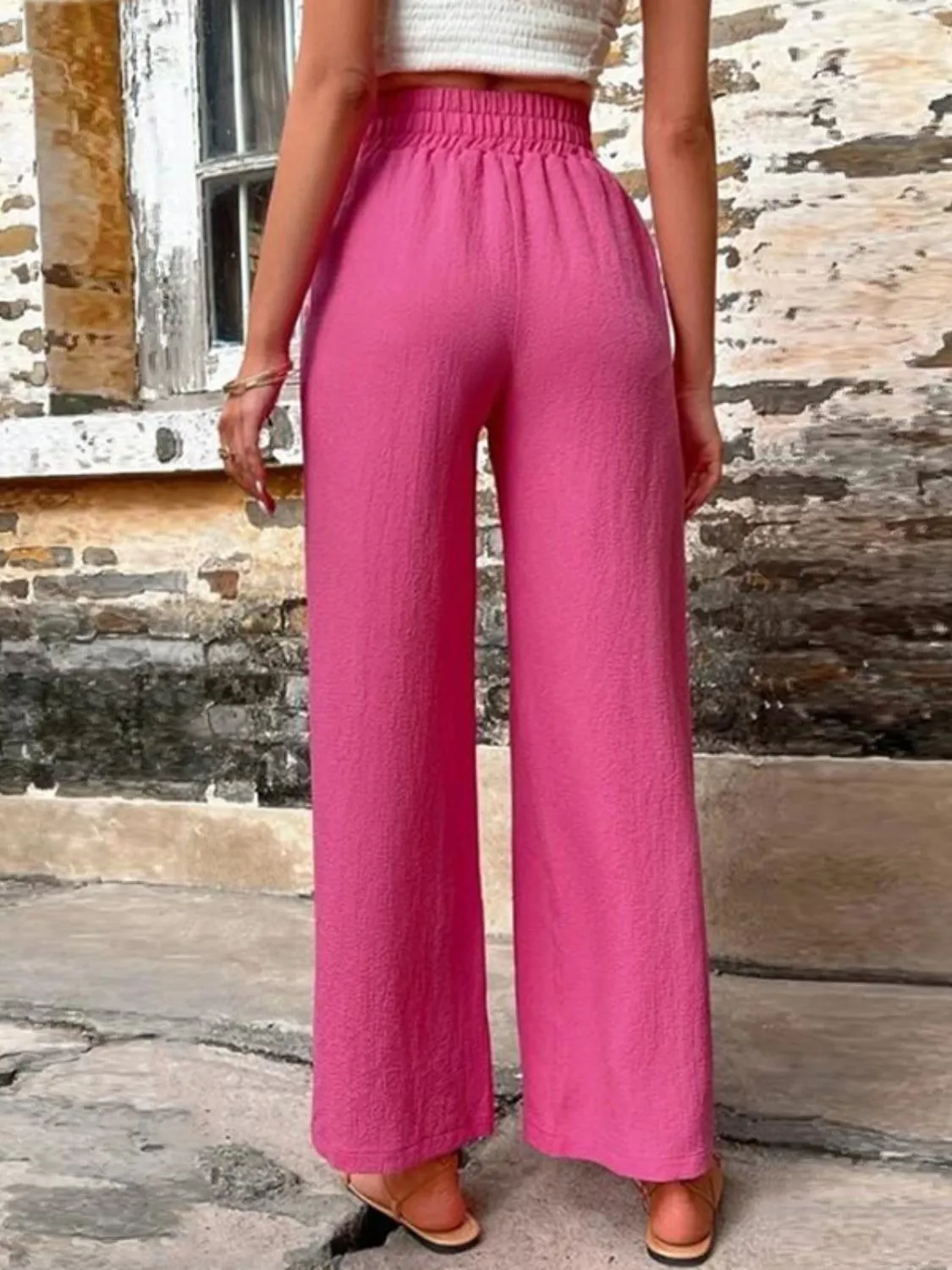 Tied High Waist Pants