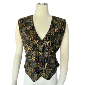 Unique 90 Floral Pattern Vest