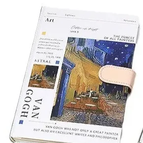 Van Gogh Magnetic Buckle Hard Cover Journal And Notebook