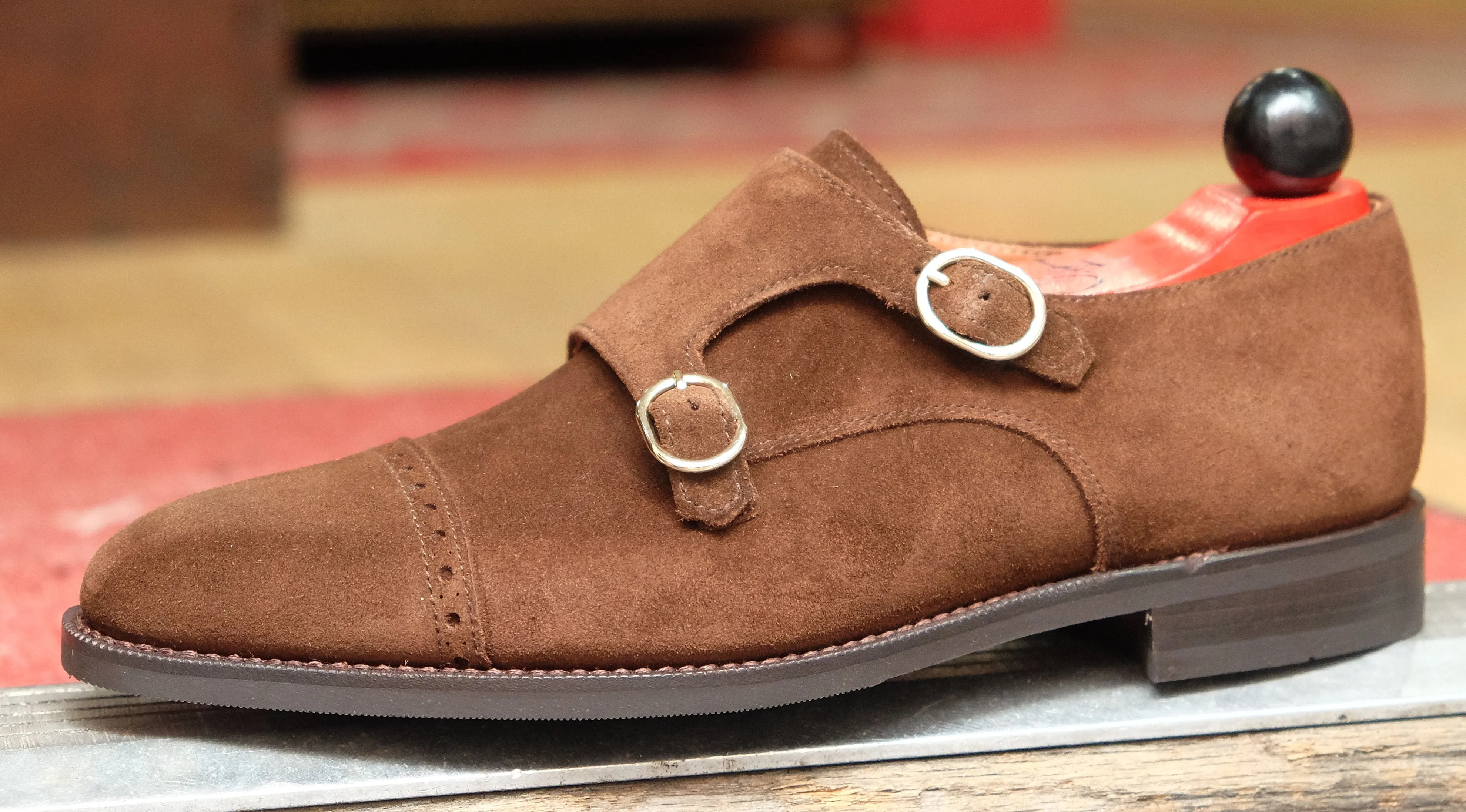 Woodland - MTO - Dark Brown Suede - TMG Last - Single Leather Sole